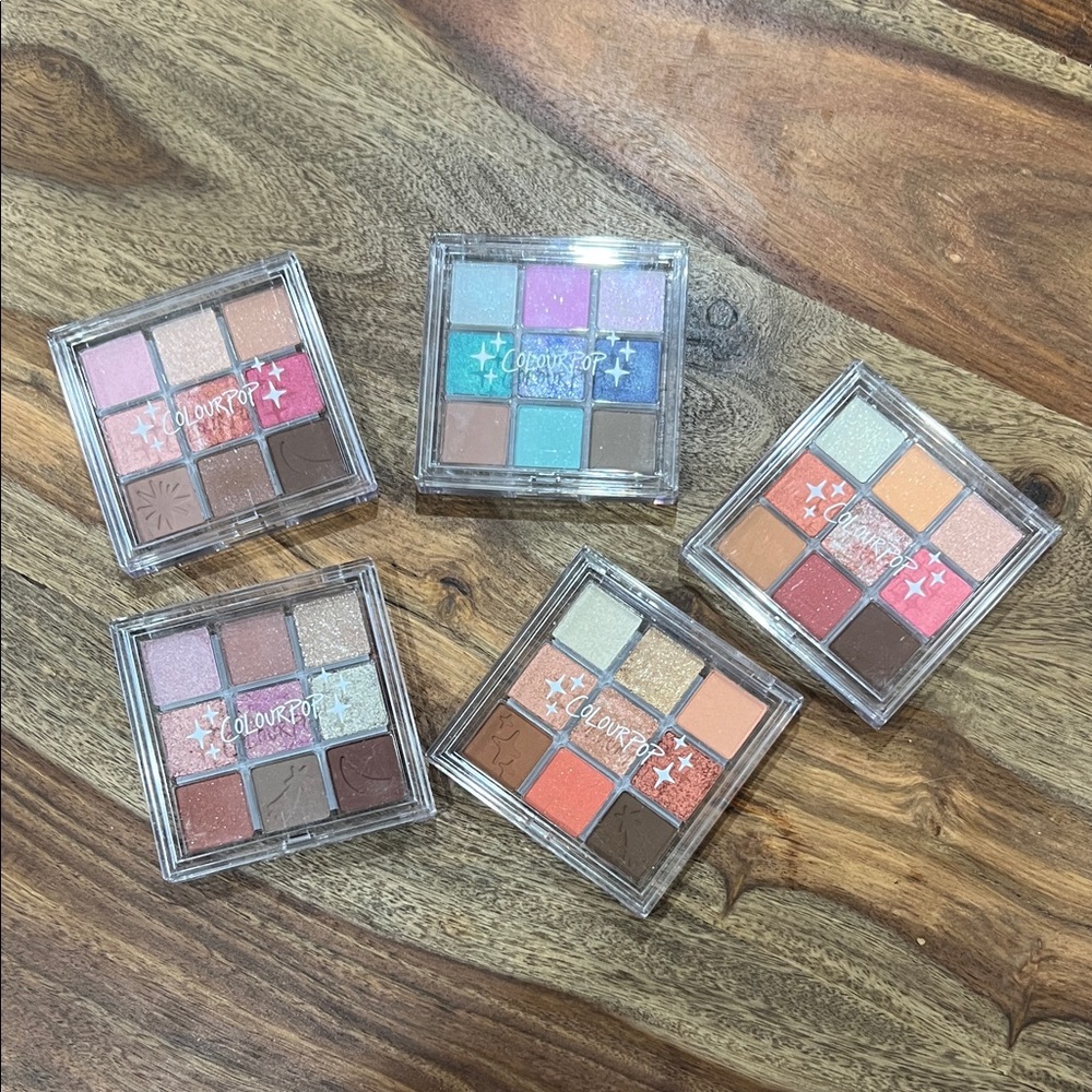 ColourPop Eyeshadow Palette Set - Bold and Bright Collection